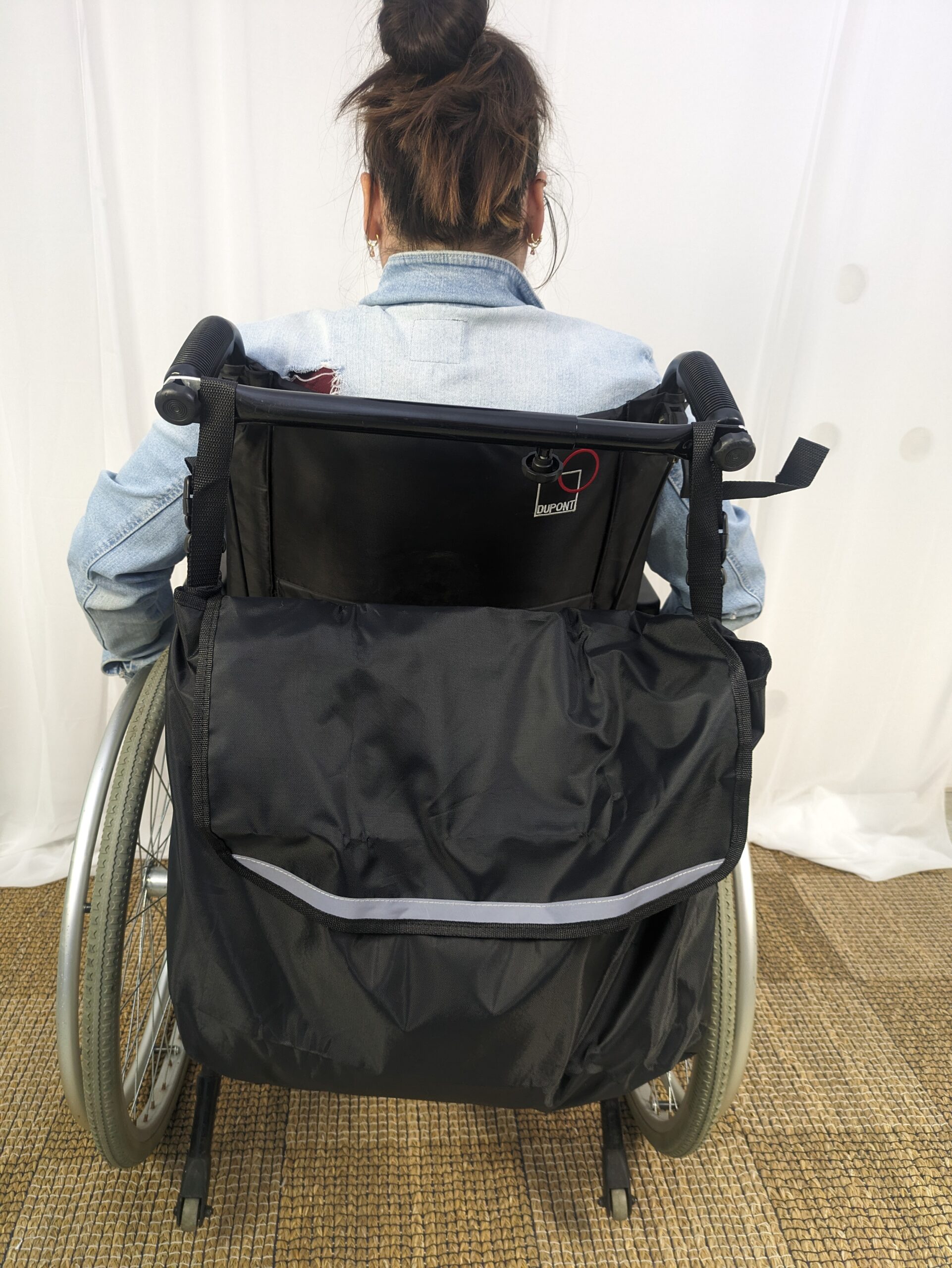 Sac de rangement pour fauteuil roulant